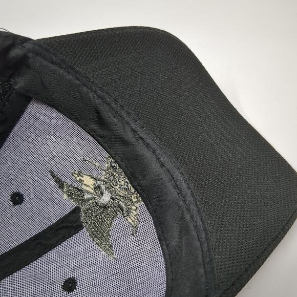 National Rifle Association Est. 1871 Strapback Baseball Cap Black One Size Poly - Picture 8 of 9